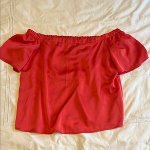 INC International Concepts Pink Off-Shoulder Blouse